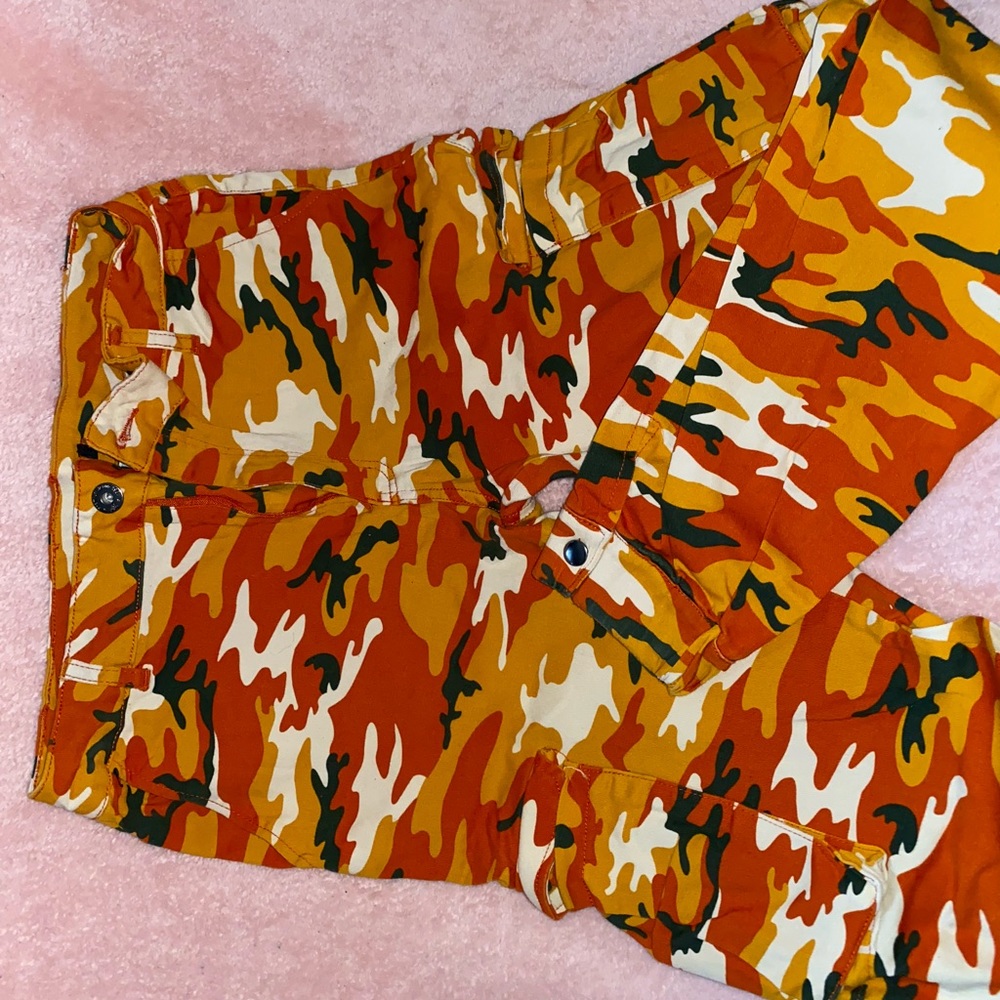 Camo pants.